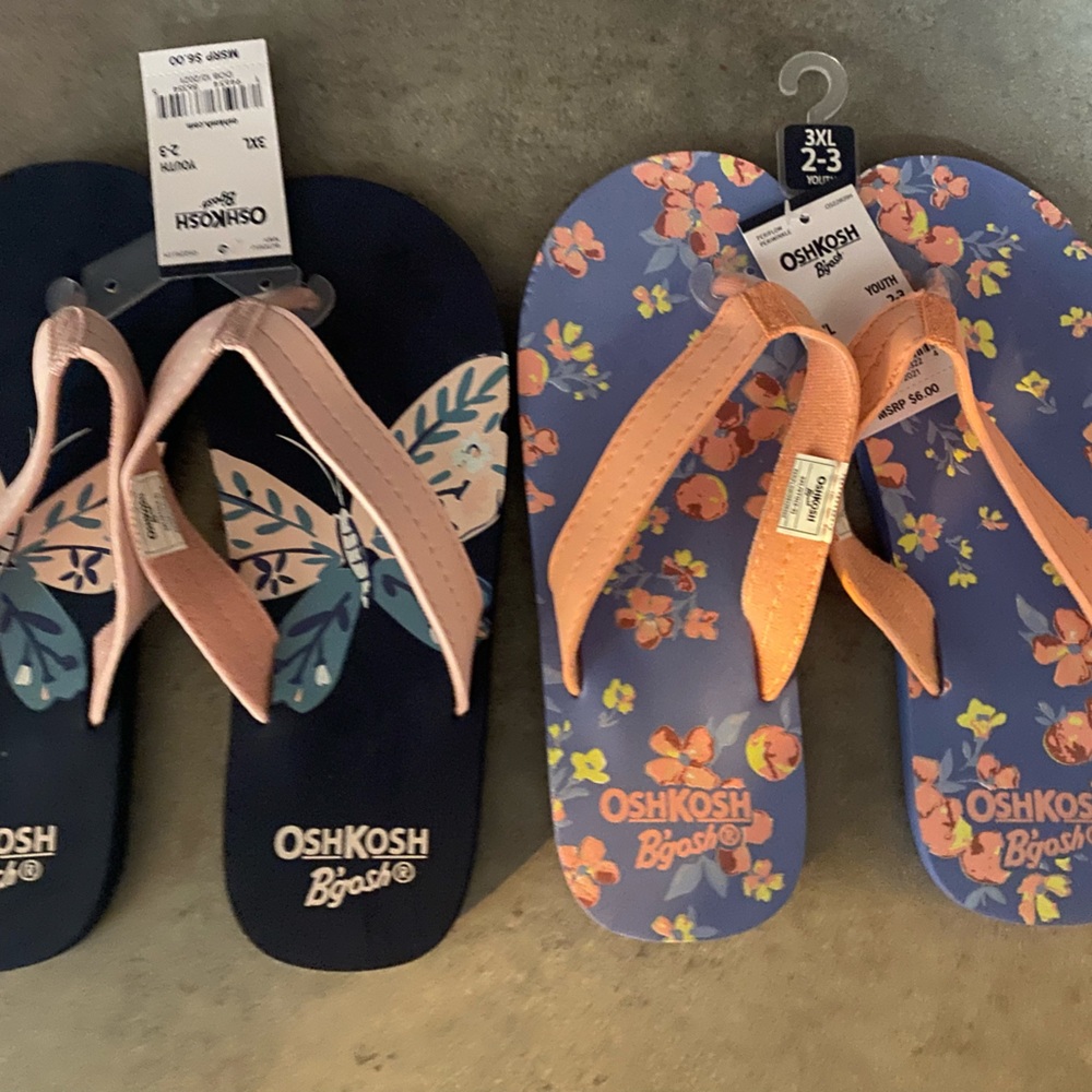COPY - Carters girl flip flops